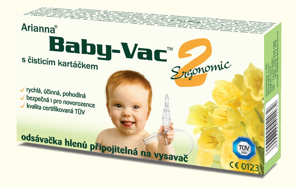 Dojčenská odsávačka hlienov - Arianna - pripojiteľná na vysávač